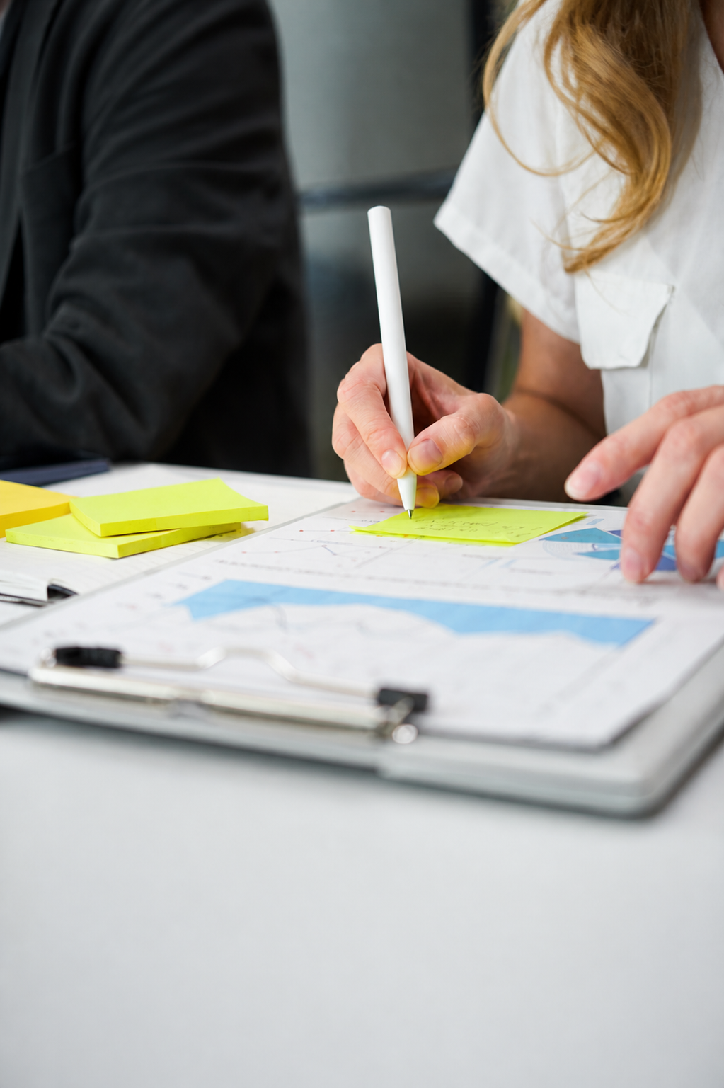 Student studying a business and management degree
