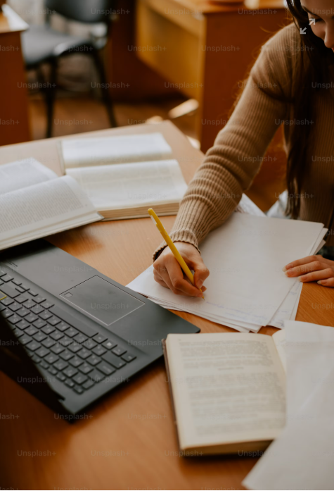Learners studying for an LMQ business management diploma