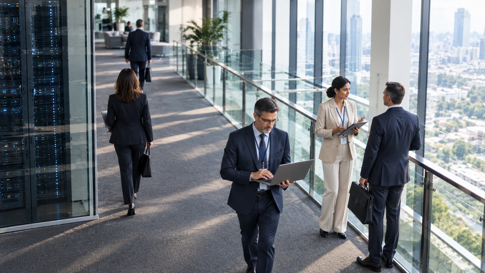 IT and computing professionals working with advanced technology